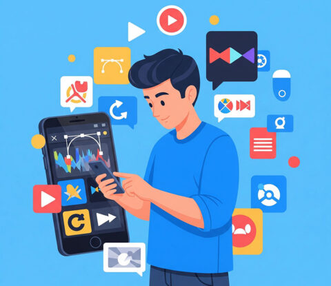 موشن گرافیک با موبایل